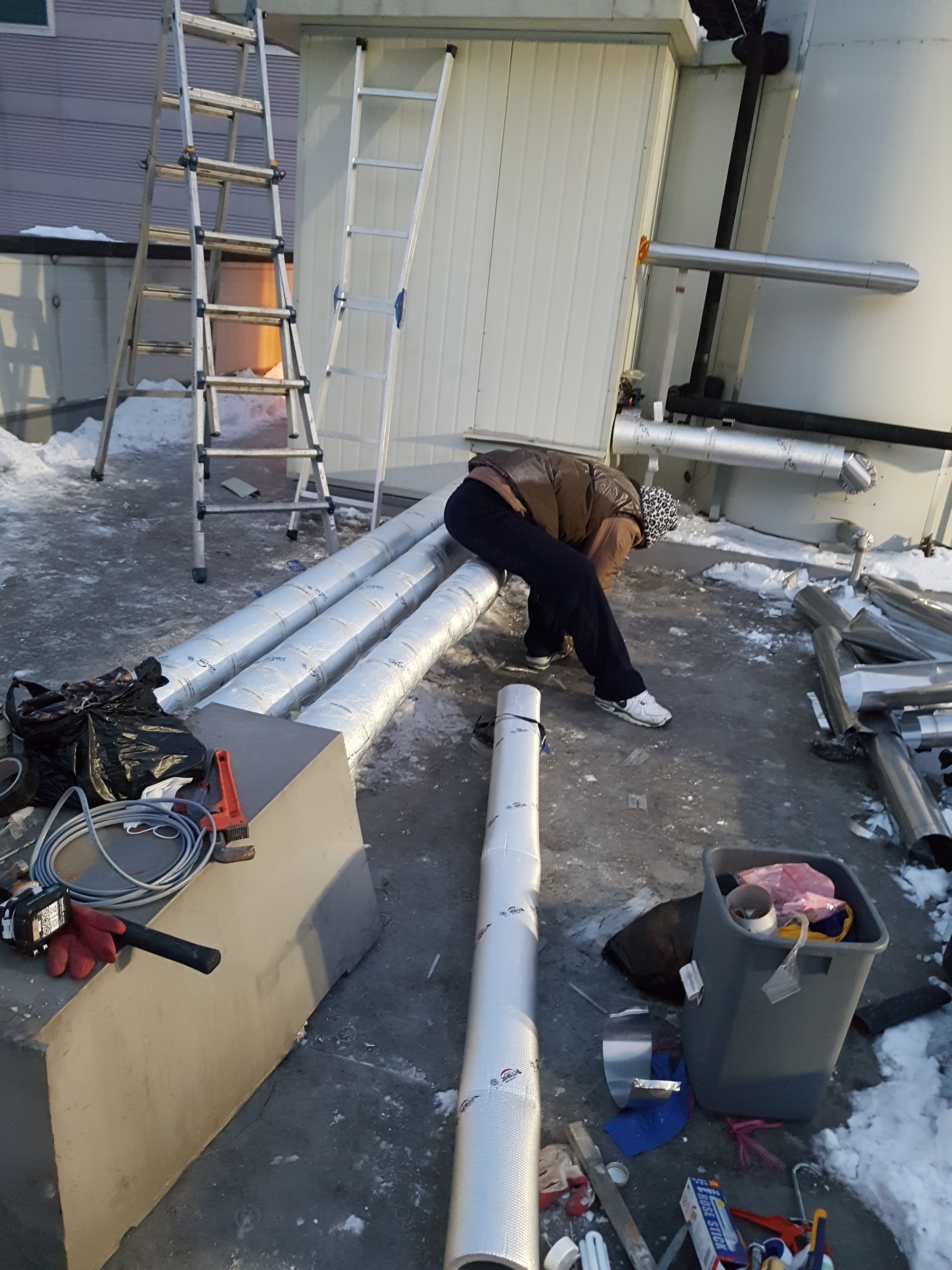 산업시설 배관 해빙 긴급 출동 사례 2 — 설비반장