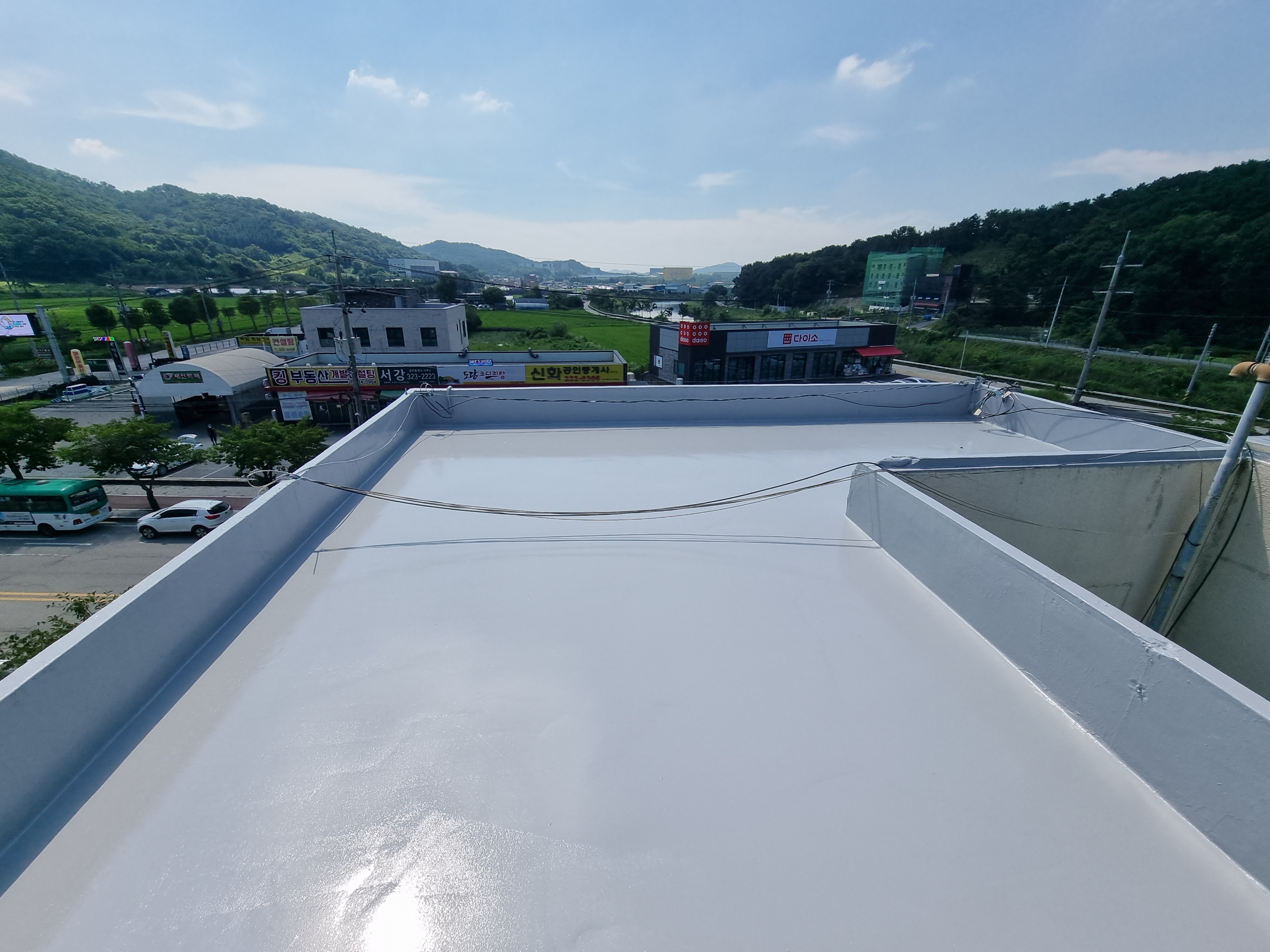 옥상 우레탄 방수 공사 사례 1 — 설비반장